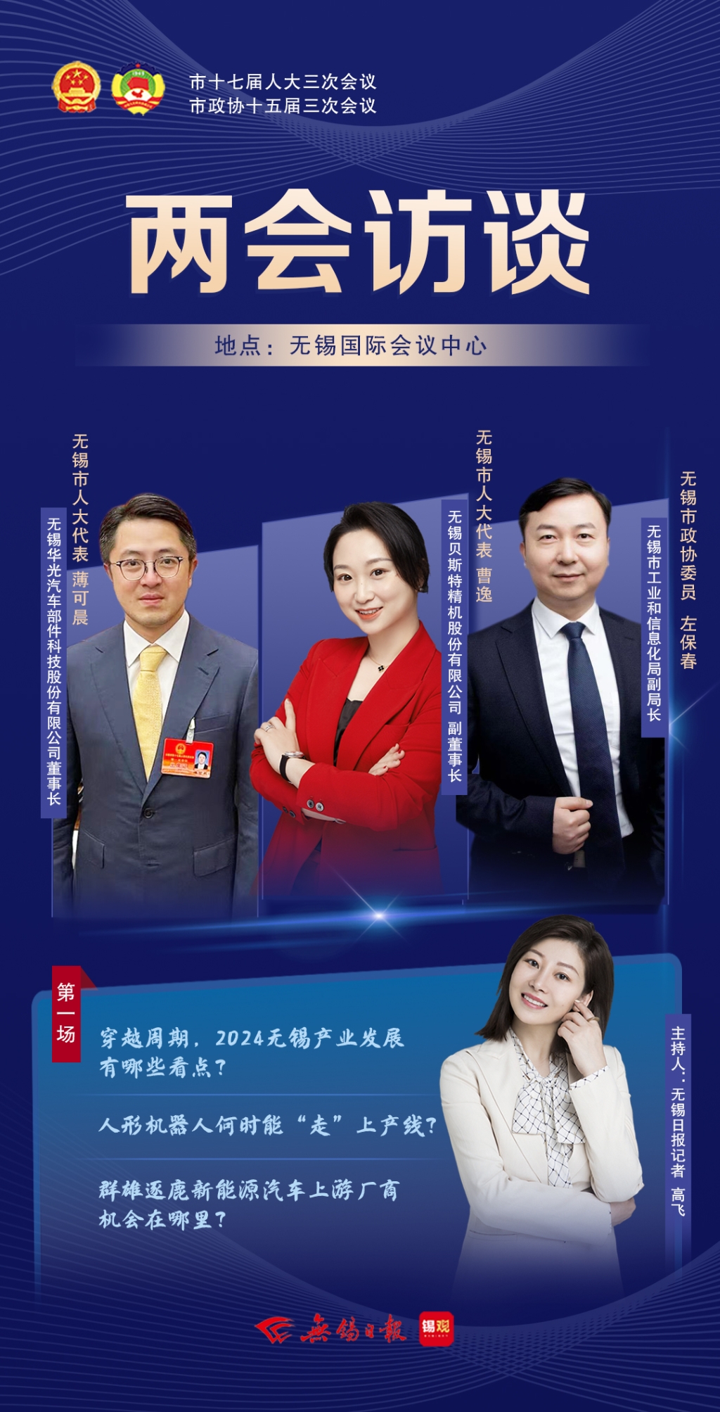 兩會訪談第一場：2024無錫產(chǎn)業(yè)發(fā)展有哪些看點？